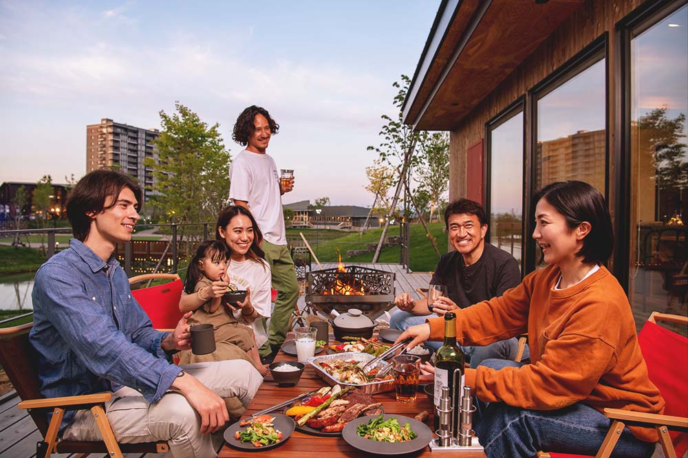 北広島市エスコンフィールド内にあるオルパでバーベキューを楽しもう